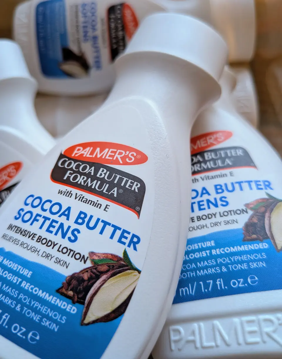 Tub of Palmers Cocoa Butter Formula with Vitamin E